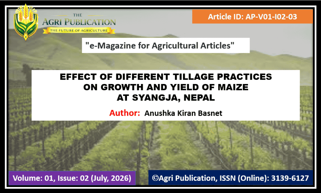 EFFECT OF DIFFERENT TILLAGE PRACTICES ON MAIZE