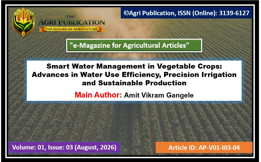 Smart Water Management in Vegetable Crops