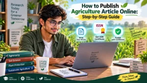 How to Publish Agriculture Article Online With certificates