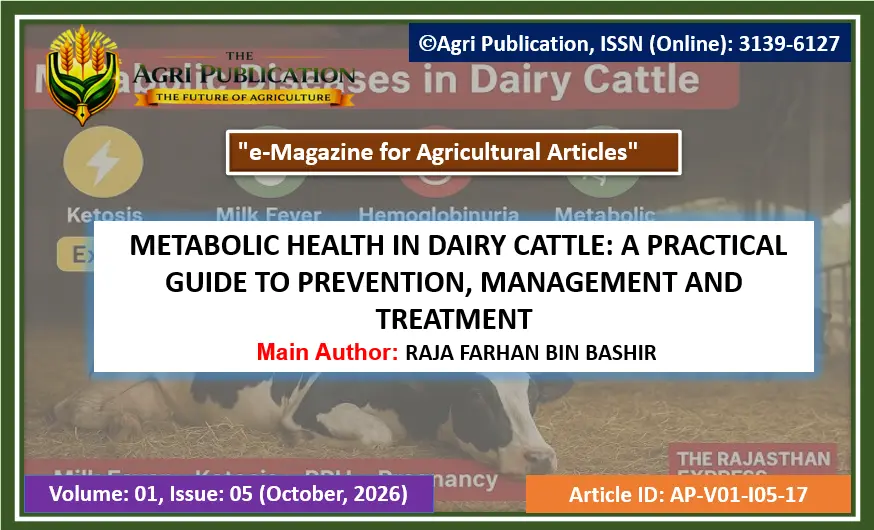 Metabolic Health in Dairy Cattle Article